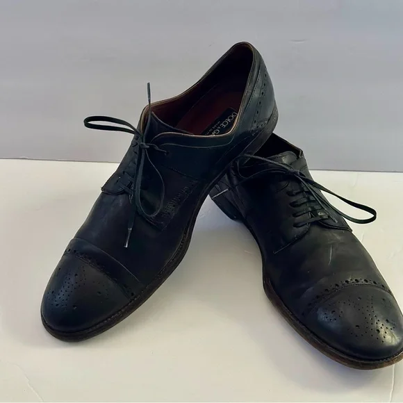 Dolce & Gabbana Black Leather Oxford Shoes